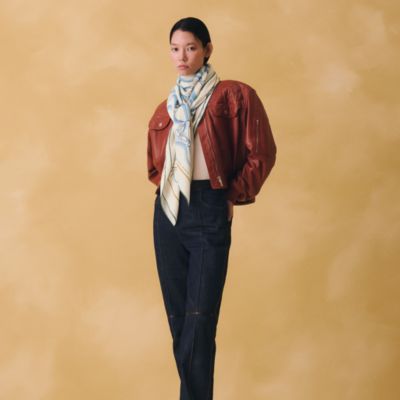 ❤お得なお品❤クリーニング済 カシシル ストール グレー エルメス レザータグ レディス, スカーフ、ショール＆マフラー, カシミアストール＆マフラー